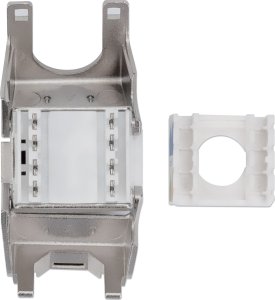 Intellinet Network Solutions INTELLINET Cat6a-Modularbuchse FTP Keystone Jack werkzeuglos silber 5
