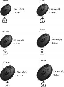 Spokey Obciążenie żeliwne Spokey SINIS 6