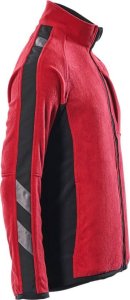 Kurtka męska Mascot Kurtka polarowa UNIQUE (kolor czerwień/czerń, rozmiar XL) 3