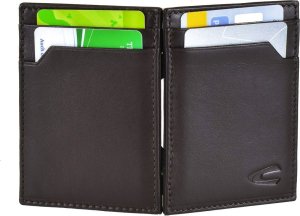 Camel Active CAMEL ACTIVE Small Slim skórzany portfel, etui brąz 286-705 29 RFID 286-705 29 6