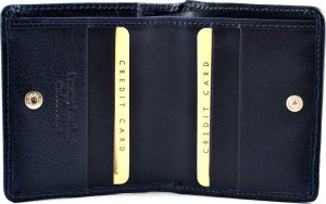 Bartex BARTEX 10098D skórzany portfel granatowy ochrona RFID 10098D 2
