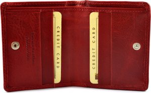 Bartex BARTEX 10098D skórzany portfel RFID * czerwony 10098D 2