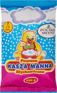 KOS Polskie Młyny Kasza manna pszenna błyskawiczna 500 g 1
