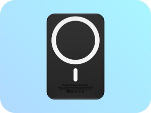 Hello Case Powerbank MagSafe do Apple iPhone 10000 mAh Indukcyjny Trwały Mocny Czarny 4