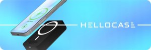 Hello Case Powerbank MagSafe do Apple iPhone 10000 mAh Indukcyjny Trwały Mocny Czarny 7
