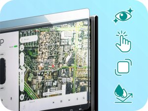 Nuxie Szkło Hybrydowe do Tesla 3 Highland (Przedni Ekran, Ceramiczne, Ochronne) 5