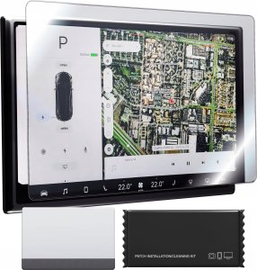 Nuxie Szkło Hybrydowe do Tesla 3 Highland (Przedni Ekran, Ceramiczne, Ochronne) 8