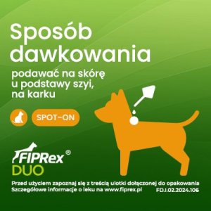 TropiDog VET-AGRO FIPREX DUO XL 402 mg + 361,8 mg roztwór do nakrapiania dla psów 6