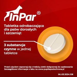 TropiDog VET-AGRO InPar- tabletki odrobaczające dla psa (6 tabl.) 3