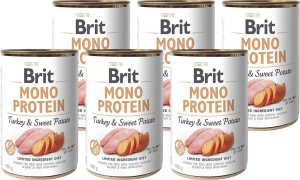 Brit MONO PROTEIN TURKEY & SWEET POTATO 6x400g 1