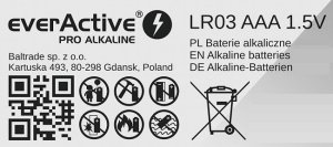 Platinum Bateria EverActive AAA / R03 1250mAh 10 szt. 5