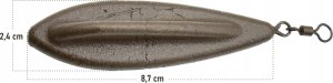 FRY Ciężarek KARPIOWY dalekiego zasięgu TRI-LOBE LEAD 140 g 2