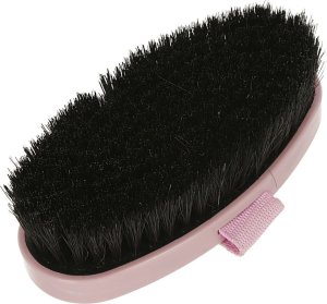 Covalliero Kids Szczotka dla konia Lilli Starlight, ze szlufką, miękka, różowa, 14 cm 2