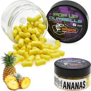 Margrom Dumbells POP UP 6mm Margrom ANANAS przynęt Method Feeder 1