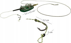 Gotowy Uzbrojony koszyk metod Method Feeder 30g #2 2