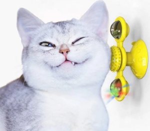 Nuxie Interaktywna, obrotowa zabawka dla kota z kocimiętką 3