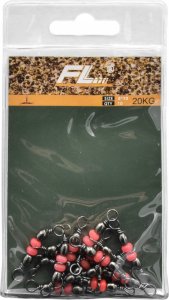 KRĘTLIK POTRÓJNY Baryłkowy z koralikami 10szt 8*10 3