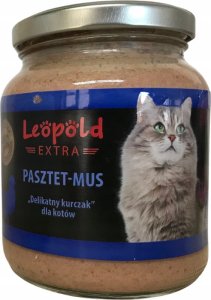 Leopold Pasztetowy mus "Delikatny kurczak" dla kotów 300g 1