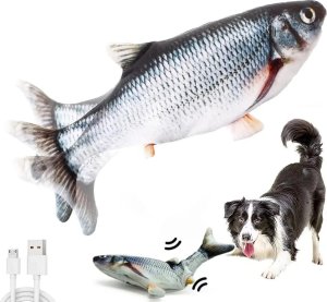 Nuxie NUXIE Zabawka dla kota pluszowa rybka z kocimiętka usb 28cm 7