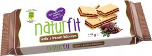 NaturFit NaturFit Wafle o smaku kakaowym bez cukru 155 g 1