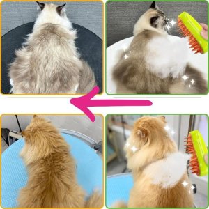 Pet Brush Szczotka parowa dla zwierząt do pielęgnacji zwierząt 4