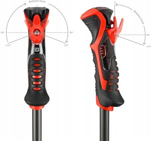 Leki LEKI KIJE 3D AIRFOIL black/red 125 7