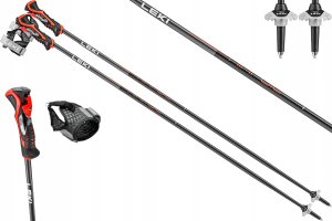 Leki LEKI KIJE 3D AIRFOIL black/red 120 5