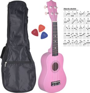 Ever Play NN UK 01 PINK ukulele sopranowe różowe pokrowiec 1