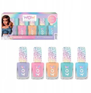 Golden Rose Lakier do paznokci 5szt. WOW Pastelowe 30ml 1
