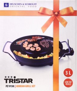 Grill elektryczny Tristar Grill elektryczny do koreańskiego BBQ z funkcją hot pot 3L, śr. 36cm - Tristar 1