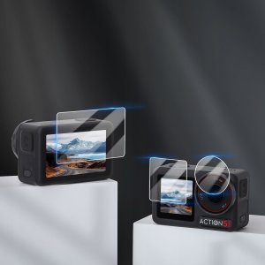 SunnyLife Osłona Ochronna Ochrona na 2x Ekran + Obiektyw 3w1 do DJI OSMO ACTION 5 PRO / OA5-BHM883 4