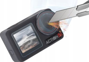 SunnyLife Osłona Ochronna Ochrona na 2x Ekran + Obiektyw 3w1 do DJI OSMO ACTION 5 PRO / OA5-BHM883 8