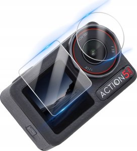 SunnyLife Osłona Ochronna Ochrona na 2x Ekran + Obiektyw 3w1 do DJI OSMO ACTION 5 PRO / OA5-BHM883 10
