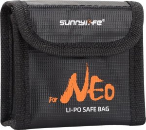 SunnyLife Futerał Etui Pokrowiec 3x AKUMULATOR BATERIA do Drona DJI NEO Ognioodporny / NE-DC850 1
