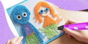 Długopis 3D Electo DŁUGOPIS 3D DLA DZIECI DRUKARKA 3D MAGICZNY DŁUGOPIS 3D + WKŁADY 160 METRÓW 2