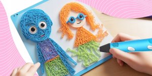 Długopis 3D Electo DŁUGOPIS 3D DLA DZIECI DRUKARKA 3D MAGICZNY DŁUGOPIS 3D + WKŁADY 160 METRÓW 2