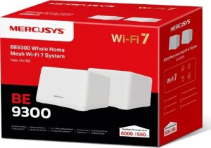 Access Point Mercusys MERCUSYS Halo H47BE(2-pack) WiFi7 Mesh (BE9300,2,4GHz/5GHz/6GHz,3x2,5GbELAN/WAN) 3