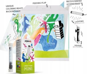 Aquael Aquael Leddy Mini 30 Baltas (13L) 7