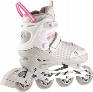 Rolki Nils Extreme NH18188A rekreacyjne regulowane beżowe r. 34-38 3