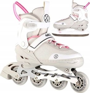 Rolki Nils Extreme NH18188A z wymienną płozą regulowane szare r. 29-33 11