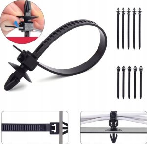 Falon-Tech SPINKI KOŁKI DO TAPICERKI 620szt SILVER 9
