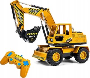 LeanToys Zdalnie Sterowana Koparka Spychacz Na Pilot R/C 2W1 Dla Dzieci 1