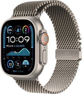 Smartwatch Apple Watch Ultra 2 GPS + Cellular 49mm Natural Titanium Case Milanese Loop M Szary  (MX5R3FD/A) 1