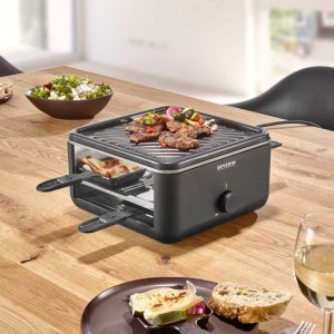 Grill elektryczny Severin RG 2360 grill raclette 4 os. 800 W Czarny 9