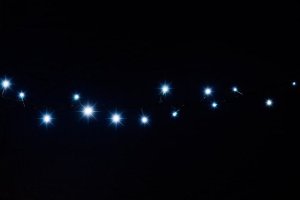 Platinium Girlanda łańcuch ozdobny lampki LED 120 lampek 12 m zimny biały 2