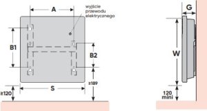 Grzejnik Atlantic Grzejnik elektryczny Atlantic F-127 1500 W 5