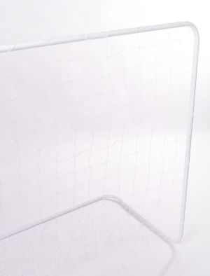 Enero Bramka do piłki nożnej z siatką biała r. 1.82x1.22x0.61m 8