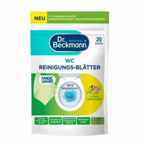 Dr. Beckmann (DE) Dr.Beckmann Listki do czyszczenia WC Cytrusowe, 20 sztuk (PRODUKT Z NIEMIEC) 2