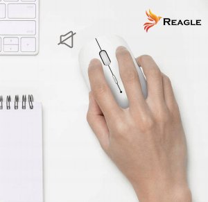 Klawiatura + mysz Reagle KLAWIATURA I MYSZKA BEZPRZEWODOWA ZESTAW 2,4 GHz DO LAPTOP PC TV MACBOOK 6