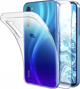 Hello Case ETUI DO XIAOMI REDMI NOTE 8 OBUDOWA CASE SILIKON SLIM POKROWIEC   SZKŁO 9H 1